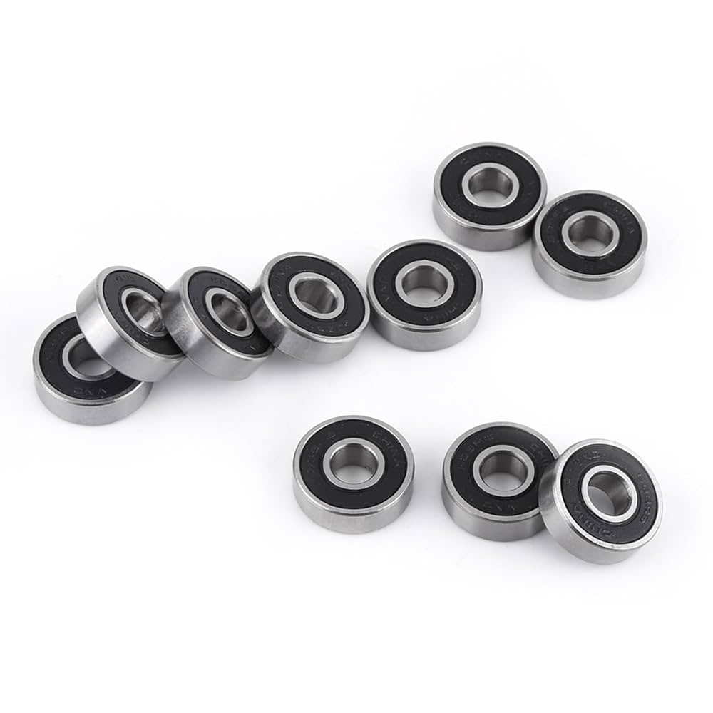 【83cm】SSK mm23mx 608 ZZ Ball Bearings(10PCS), 608ZZ Metal Double Shielded